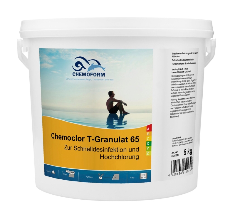 Chemoform Chemoclor T-Granulat 65, Eimer à 5.0 kg